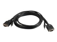 C2G Pro Series UXGA - Display/ljudkabelsats - HD-15 (VGA), mini-phone stereo 3.5 mm (hane) till HD-15 (VGA), mini-phone stereo 3.5 mm (hane) - 2 m 81028