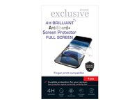 Insmat Exclusive AntiShard+ - Skärmskydd för mobiltelefon - helskärm, 4 H Brilliant - film - transparent 861-1696