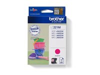 Brother LC221M - Magenta - original - bläckpatron - för Brother DCP-J562DW, MFC-J480DW, MFC-J680DW, MFC-J880DW LC221M