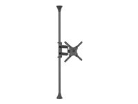 Multibrackets M Floor to Ceiling Mount Pro MBFC1F - Monteringssats (VSA-adapter, extern pålkoppling, 2 förlängningsrör (1,5 m), golv- till takplatta) - för LCD-display - plast, aluminium, stål - svart - skärmstorlek: 32"-55" 7350073736409