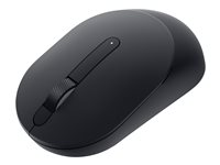 Dell MS300 - Mus - fullstorlek - höger- och vänsterhänta - optisk LED - 3 knappar - trådlös - 2.4 GHz - svart - detaljhandel - låda - med 3 years NBD Advance Exchange MS300-BK-R-EU