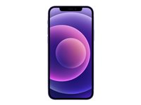 Apple iPhone 12 - 5G smartphone - dual-SIM / Internminne 128 GB - OLED-skärm - 6.1" - 2532 x 1170 pixlar - 2 bakre kameror 12 MP, 12 MP - front camera 12 MP - lila MJNP3QN/A