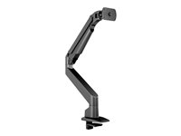 Multibrackets M - Monteringssats (bordsfäste, VESA-platta, enkel arm med gassträva) - artikulerande - för böjd LCD-skärm - aluminium - svart - skärmstorlek: 49" - för Samsung Odyssey G9 (49 tum) 7350105213281