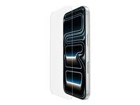 Belkin ScreenForce InvisiGlass - Skärmskydd för mobiltelefon - 2.5D - glas - klar - för Apple iPhone 17 Pro OVA238HQ