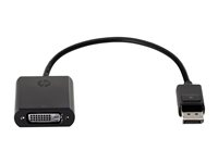 HP DisplayPort to DVI-D Adapter - DisplayPort-adapter - enkel länk - DisplayPort (hane) till DVI-D (hona) - 19 cm - sprintlåsning FH973AA