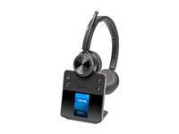 Poly Savi 7420 OFFICE - Savi 7400 series - headset - på örat - DECT / Bluetooth - trådlös - svart 8L560AA#ABB