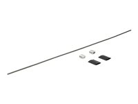 StarTech.com 5-Pack Security Cable Tethers for Adapters & Dongles, Universal Cable Adapter Tether, Tether Cables, Adjustable Length Anti-Theft Cable Tether Lock Kit, Steel Cable Tether - Dongle Cable Tether (CONNLOCKPK5) - Säkerhetskabel - silver - 30 cm - TAA-kompatibel (paket om 5) CONNLOCKPK5