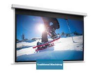 Da-Lite DescenderPro - Projektorduk - takmontering - motoriserad - 230 V - 192.13" (488 cm) - 4:3 - Matte White - RAL 9016 10104748