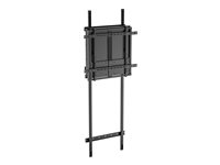 Multibrackets M Counterbalanced Floormount HD - Monteringssats (väggfäste) - för LCD-skärm/pekskärm - max 800 x 600 mm - stainless steel - svart - skärmstorlek: 55"-86" 7350022738850