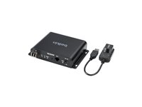 Belkin - Förlängare för tangentbord/video/mus/ljud - mottagare - DisplayPort, HDMI - över fiberoptik - USB - 6 portar - upp till 300 m - TAA-kompatibel F1DN-KVM-EXRFI