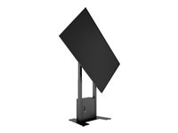 Multibrackets M - Ställ - Fällbart - för platt panel/videokonferenskamera - motoriserad, med skåp - svart - skärmstorlek: 43"-86" - golvstående - utmatning: 32 V 7350105215667