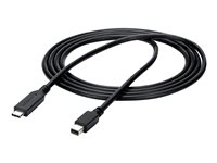 StarTech.com 1,8 m USB-C till Mini DisplayPort-kabel - 4K 60Hz - Svart - Adapterkabel - 24 pin USB-C (hane) till Mini DisplayPort (hane) - USB 3.1 / Thunderbolt 3 / DisplayPort 1.2 - 1.8 m - 4K60Hz (3840 x 2160) stöd - svart CDP2MDPMM6B