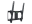 Multibrackets M Universal Tilt Wallmount Medium - Konsol - svart - skärmstorlek: 32"-55" - väggmonterbar