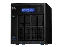 WD My Cloud EX4100 WDBWZE0000NBK - NAS-server - 4 fack - RAID 0, 1, 5, 10, JBOD, 5 hot spare - RAM 2 GB - Gigabit Ethernet - iSCSI support WDBWZE0000NBK-EESN