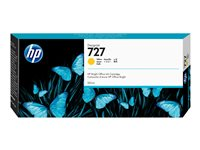 HP 727 - 300 ml - hög kapacitet - gul - original - DesignJet - bläckpatron - för DesignJet T1500, T1530, T2500, T2530, T920, T930 F9J78A