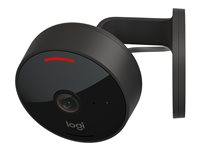 Logitech Circle View - Nätverksövervakningskamera - utomhusbruk, inomhusbruk - väderbeständig - färg (Dag&Natt) - 1920 x 1080 - 1080p - ljud - trådlös - Wi-Fi 961-000490