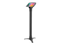 Compulocks Galaxy Tab A 10.1" (2019) Space Enclosure Portable Floor Stand - Ställ - för surfplatta - låsbar - höggradig aluminium - svart - skärmstorlek: 10.1" - golvstående - för Samsung Galaxy Tab A (2019) (10.1 tum) 147B1910GASB