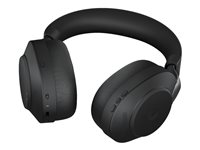 Jabra Evolve2 85 MS Stereo - Headset - fullstorlek - Bluetooth - trådlös, kabelansluten - aktiv brusradering - 3,5 mm kontakt - ljudisolerande - svart - Certifierad för Microsoft-teams 28599-999-989