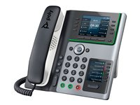 Poly Edge E400 - VoIP-telefon med nummerpresentation/samtal väntar - 3-riktad samtalsförmåg - SIP, SDP - svart 82M93AA