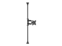 Multibrackets M Floor to Ceiling Mount Pro MBFC1F - Monteringssats (VSA-adapter, extern pålkoppling, 2 förlängningsrör (1,5 m), golv- till takplatta) - för LCD-display - plast, aluminium, stål - svart - skärmstorlek: 17"-46" 7350073736393