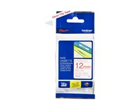Brother TZe-232 - Standardlim - rött på vitt - Rulle (1,2 cm x 8 m) 1 kassett(er) bandlaminat - för Brother PT-P750, P950; P-Touch PT-D210, D800, E310, P900, P950; P-Touch Cube Plus PT-P710 TZE232