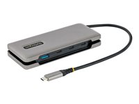 StarTech.com 4-Port USB-C Hub, 1x USB-A and 3x USB-C Ports, USB 3.1 10Gbps, Bus Powered, USB Type C Hub with 9.8in (25cm) Wrap-Around Cable, Portable USB-C to USB-A Hub - USB Expansion Hub (HB31CM1A3CB) - Hubb - 1 x USB 3.2 Gen 2 + 3 x USB-C 3.2 Gen 2 - skrivbordsmodell HB31CM1A3CB