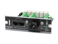 APC Network Management Card - adapter för administration på distans - SmartSlot - 10/100 Ethernet x 2 + torr kontakt AP9614