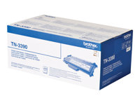Brother TN3390 - 2-pack - svart - original - tonerkassett - för Brother DCP-8250DN, HL-6180DW, HL-6180DWT, MFC-8950DW, MFC-8950DWT TN3390TWIN