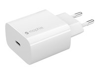 mophie - Strömadapter - 30 Watt - PD (24 pin USB-C) - vit - EU 409908422