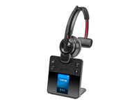 Poly Savi 8410 Office - Savi 8400 series - headset - på örat - DECT / Bluetooth - trådlös - svart - Certifierad för Microsoft-teams 8L5A9AA