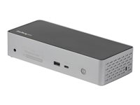 StarTech.com USB-C Dock, 4K 60Hz Quad Monitor DisplayPort & HDMI, Universal USB C Docking Station with 100W Power Delivery Charging, USB Hub w/ 1x USB Type-C & 3x USB-A, Ethernet, Audio - Thunderbolt 3 Compatible (DK31C4DPPDUE) - dockningsstation - USB-C 3.2 Gen 2 / Thunderbolt 3 - 4 x DP, 4 x HDMI - 1GbE DK31C4DPPDUE