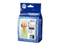 Brother LC3213 - 4-pack - svart, gul, cyan, magenta - original - bläckpatron - för Brother DCP-J772DW, DCP-J774DW, MFC-J890DN, MFC-J890DW, MFC-J890DWN, MFC-J895DW LC3213VALDR
