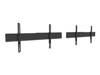 Multibrackets M - Monteringssats (dubbel bildskärmsmontering) - för 2 LCD-bildskärmar - stål - svart - skärmstorlek: 40"-65" - monterbar på vagn 7350073738434