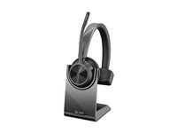 Poly Voyager 4310 - Headset - på örat - Bluetooth - trådlös, kabelansluten - USB-A - svart - Certifierad för Microsoft-teams 77Y93AA