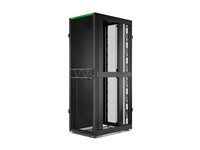 APC NetShelter SX Gen 2 - Rack skåp - 2258 H x 750 B x 1070 D mm, med sidor - golvstående - svart - 48U - 19" - TAA-kompatibel - för P/N: SRTL2K2RM1UWC, SRTL3KRM1UIC AR3157B2