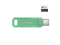 SanDisk Ultra Dual Drive Luxe - USB flash-enhet - 256 GB - USB 3.2 Gen 1 / USB-C - absinthe green SDDDC3-256G-G46AG
