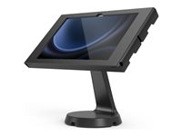 Compulocks Galaxy Tab S9/S9FE 10.9" Apex Enclosure Mast Counter Stand - Monteringssats (hölje, maststativ) - för surfplatta - låsbar - metallram - svart - skärmstorlek: 10.9" - bänk - för Samsung Galaxy Tab S9, Tab S9 FE 333B109GAPXB
