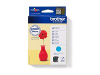 Brother LC121C - Cyan - original - bläckpatron - för Brother DCP-J100, J105, J132, J152, J552, J752, MFC-J245, J470, J650, J870 LC121C