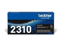 Brother TN2310 - Svart - original - tonerkassett - för Brother DCP-L2500, L2520, L2540, L2560, HL-L2360, L2365, MFC-L2700, L2720, L2740 TN2310