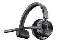 Poly Voyager 4310 - Headset - på örat - Bluetooth - trådlös, kabelansluten - USB-A - svart - Certifierad för Microsoft-teams 77Y91AA