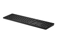 HP 455 - Tangentbord - programmerbar - trådlös - 2.4 GHz - hela norden - svart 4R177A6#UUW