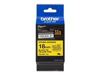 Brother TZe-S641 - Extrastark häftning - svart på gult - Rulle (1,8 cm x 8 m) 1 kassett(er) bandlaminat - för Brother PT-D600; P-Touch PT-1880, D450, D800, E310, E550, E800, P900, P950 TZES641