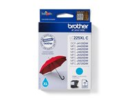 Brother LC225XLC - Cyan - original - bläckpatron - för Brother DCP-J4120, MFC-J4420, J4620, J5320, J5620, J5625, J5720; Business Smart MFC-J4420 LC225XLC
