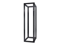 APC NetShelter 4 Post Open Frame Rack - Rack - svart - 44U - för P/N: SUA5000RMI5U AR204A