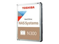 Toshiba N300 NAS MN10ADA10TS - Hårddisk - 10 TB - inbyggd - 3.5" - SATA 6Gb/s - 7200 rpm - buffert: 512 MB MN10ADA10TS