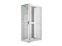APC NetShelter SX Gen 2 - Rack skåp - 2258 H x 750 B x 1200 D mm, med sidor - golvstående - vit - 48U - 19" - TAA-kompatibel - för P/N: SRTL2K2RM1UWC, SRTL3KRM1UIC AR3357W2