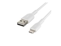 Belkin BoostCharge - Lightning-kabel - Lightning hane till USB hane - 15 cm - vit CAA001BT0MWH