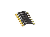APC - Strömkabel - power IEC 60320 C13 till IEC 60320 C14 - 10 A - 1.22 m - svart - för P/N: SCL500RMI1U, SCL500RMI1UC, SCL500RMI1UNC, SMTL750RMI2UC, SRT1500XLI, SRT2200XLI-KR AP8704S-WW