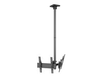 Multibrackets M Pro - Monteringssats (takmontering) - modulär - för 2 displays - 200/300/400 - aluminium, stål, plast - svart - skärmstorlek: 43"-50" 7350105216343