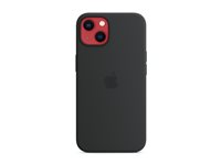 Apple - Baksidesskydd för mobiltelefon - MagSafe-kompatibilitet - silikon - midnatt - för iPhone 13 MC4A4ZM/A
